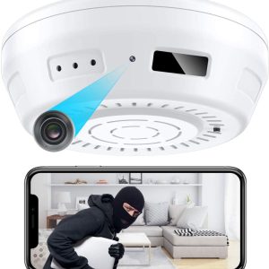 Smoke Detector Hidden Camera - WiFi Enabled