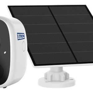 ITronCam Battery Wi-Fi AI Solar 4MP Security Camera